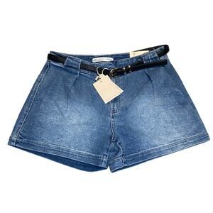 Maurices - Light Blue Denim High Rise Shorts - Size 28